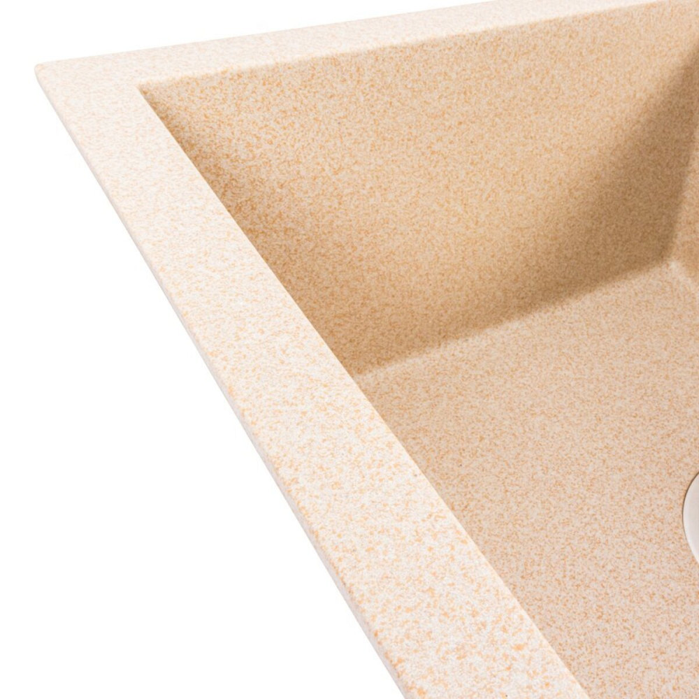 Гранітна мийка VALESO CRIPTA 6550 матова Сафарі Коломыя - изображение 5