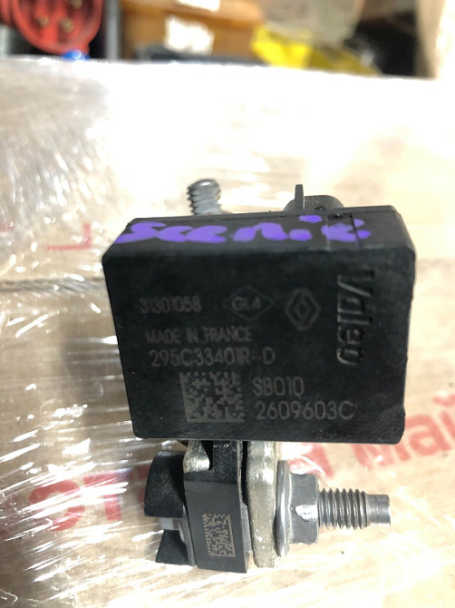 Клема датчик акумулятора Renault Megane III 2008-2015 (295C33401R) Ковель - фото 2