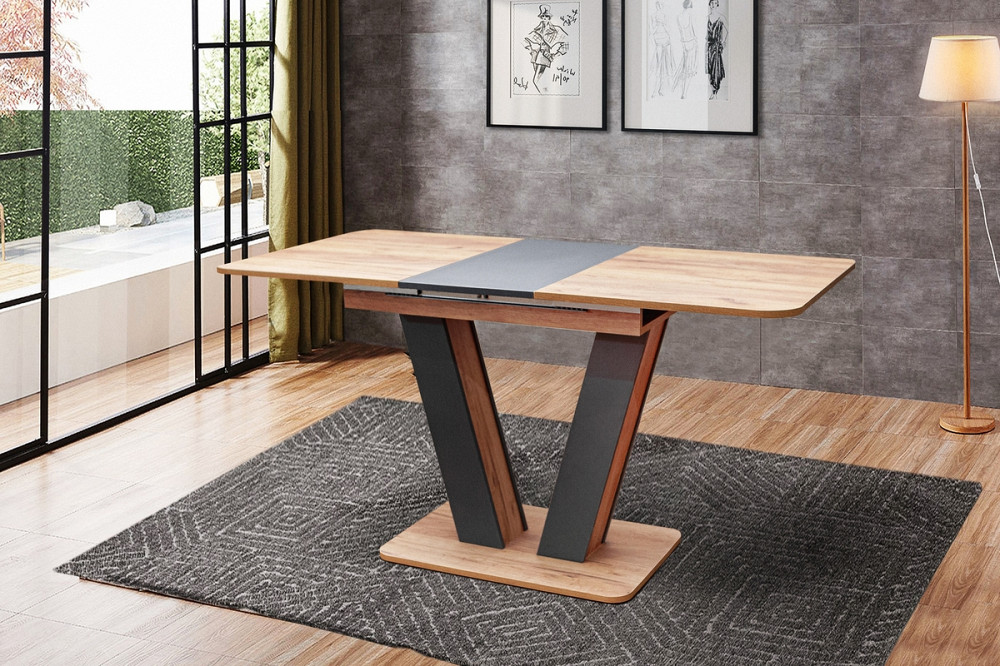 Стіл Крафт золото/графіт Київ - фото 3