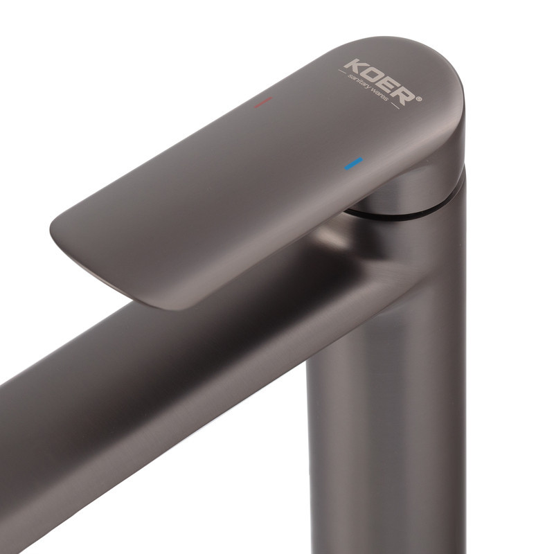Высокий смеситель для умывальника Koer KB-11028-07 (KR5296) Харьков - изображение 7