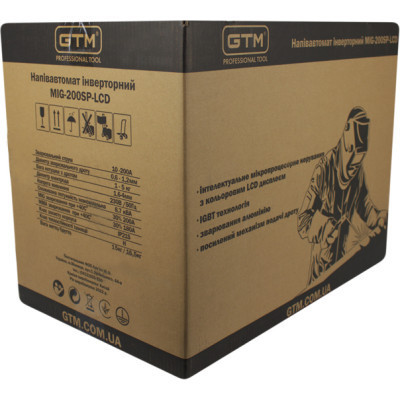 Сварочный аппарат GTM MIG-200SP LCD 200A 220В Double puls (MIG-200SP LCD) Винница - изображение 7