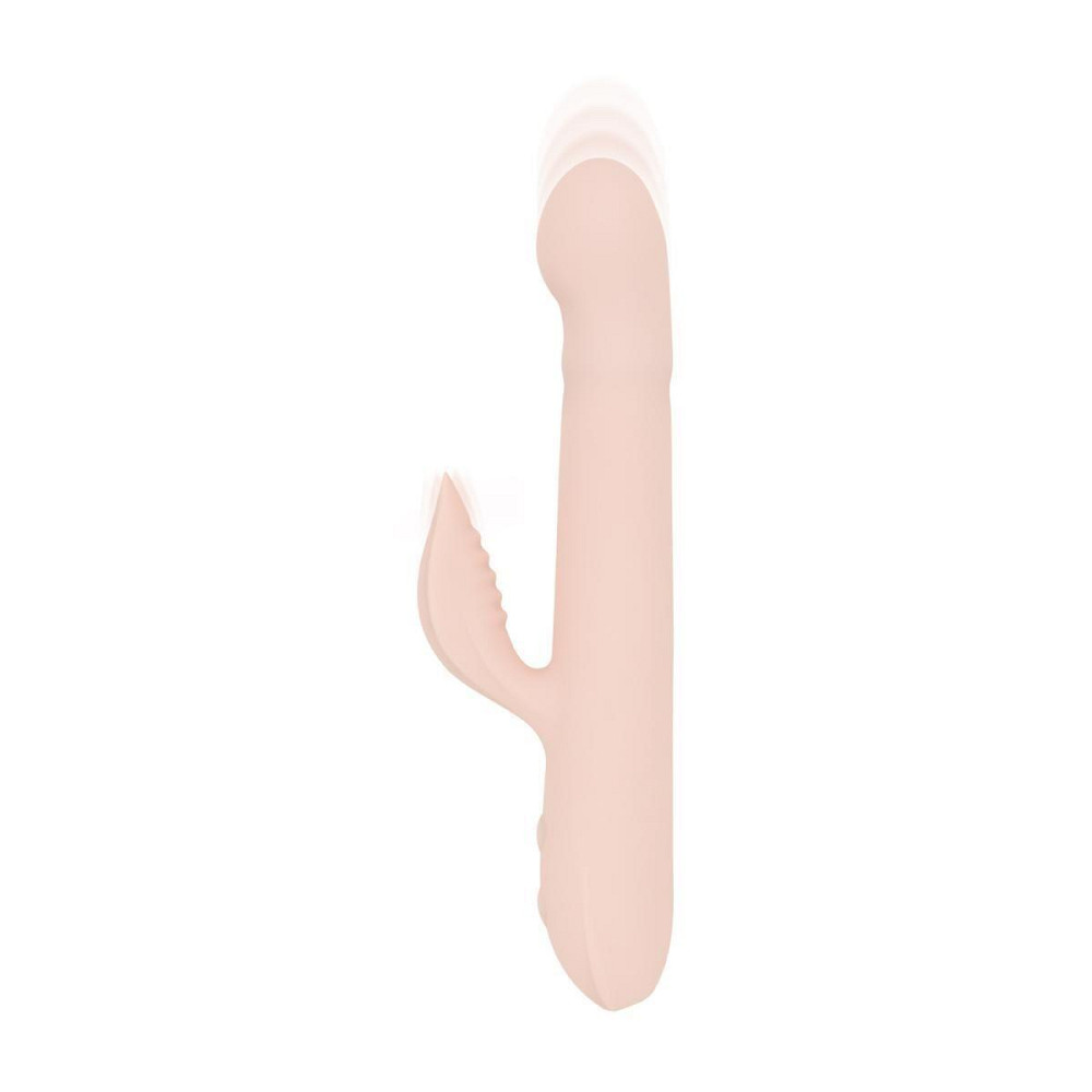 Вібратор-кролик Good Vibes Only - SHAI Thrusting Vibrator Soft Silicone - Pink Sex Aura Київ - фото 1