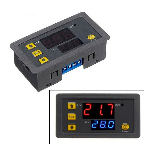 Реле времени, таймер циклический 0-999сек/мин/час 220В 1500Вт Винница - изображение 1