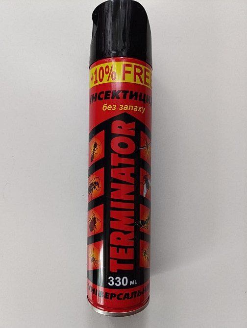 Інсектицид універсальний Дихлорфос 330 мл TERMINATOR засіб від тарганів/клопів та комах Харків - фото 2