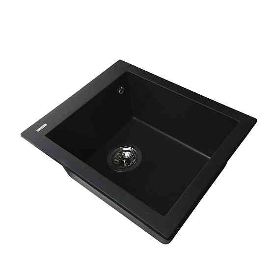 Гранітна мийка Globus Lux LAMA чорний 410х500 мм-А0002 Київ