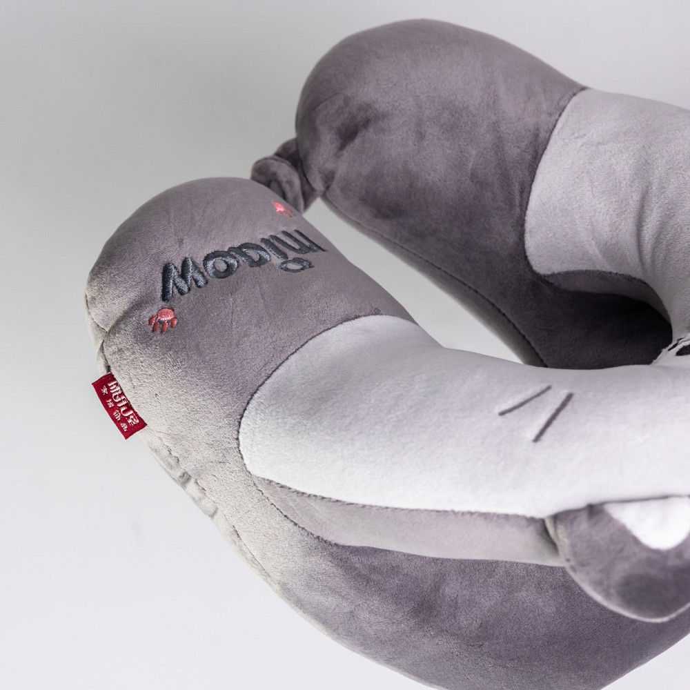 Подушка для шеи Miaow U-образная, серый Киев - изображение 6