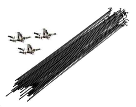 Спиця велосипедна (L-224mm, 14G) (144шт) (чорні) Мукачево