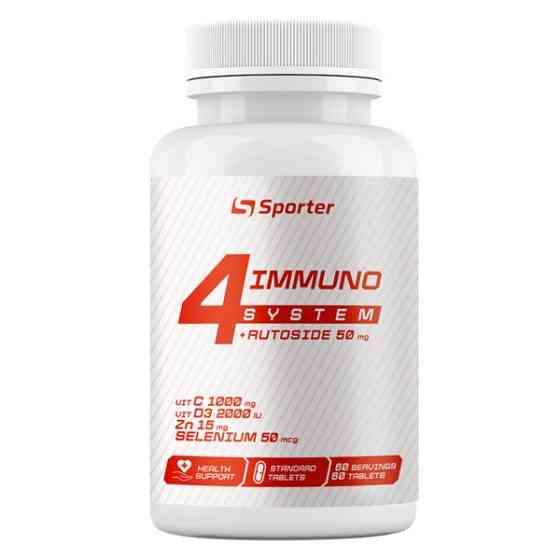 Витаминно-минеральный комплекс Sporter 4Immuno System 60 tabs Луцк