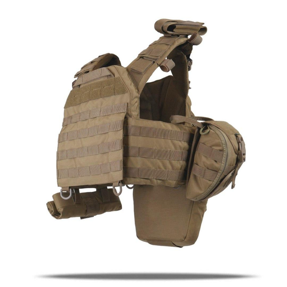 Военный разгрузочный жилет kiborg с 8 итогами тактическая плитоноска койот с быстрым сбросом для зсу   WAR Львов - изображение 6