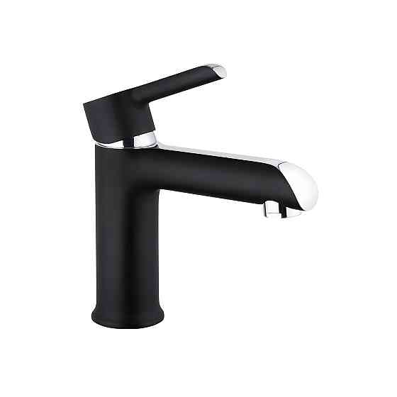 Змішувач для раковини Kroner KRP Essen - SCH010 чорний/хром Київ