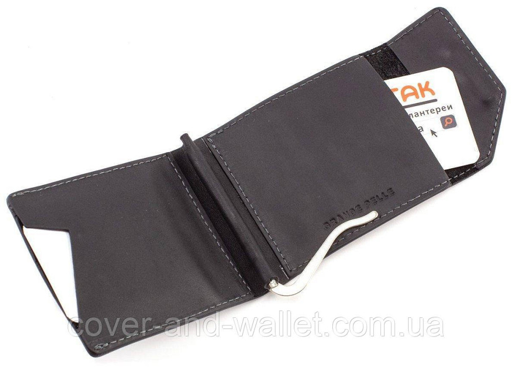 Компактний затиск для грошей на магнітах ручної роботи Grande Pelle Soldi Київ - фото 9