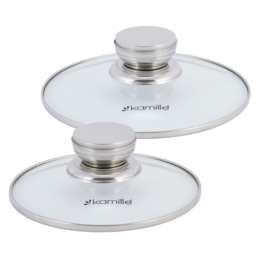 Набір каструль 4 предмети (каструлі 1,5/2л) нержавіюча сталь порожнисті ручки 4914 KAMILLE Житомир - фото 5