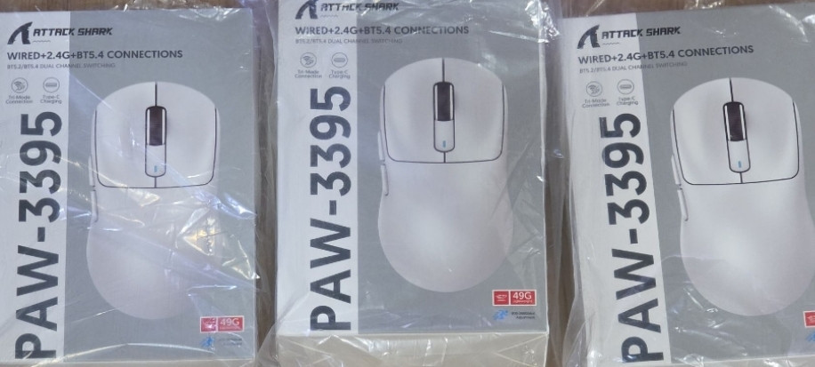 Мышь Attack Shark X3 и X3 pro на топовом сенсоре PAW3395 26000 DPI. Оригинальный. Харьков - изображение 2