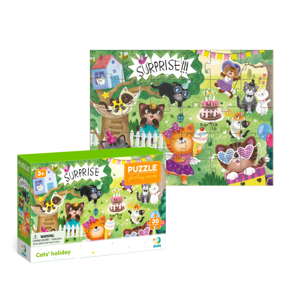 Дитячі пазли 300417 "Свято котиків" 30 елементів Вінниця - фото 4