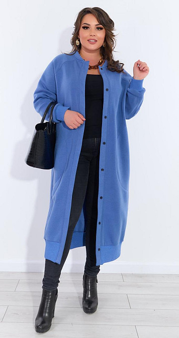 Подовжений кардиган із начосом (42) Київ - фото 1