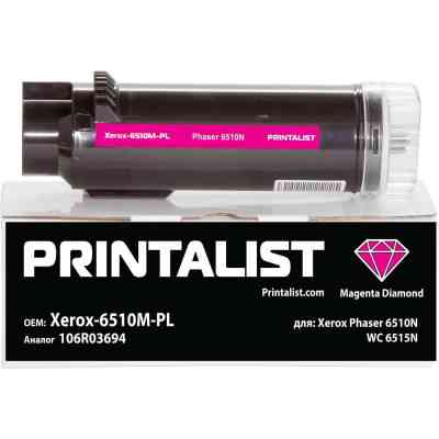 Тонер-картридж Printalist Xerox Ph6510N, WC 6515N, 106R03694 Magenta (Xerox-6510M-PL) Винница