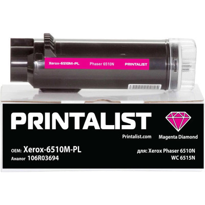 Тонер-картридж Printalist Xerox Ph6510N, WC 6515N, 106R03694 Magenta (Xerox-6510M-PL) Винница - изображение 1