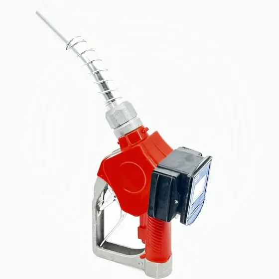 Пістолет для дизельного палива з цифровим дисплеєм LEX цифровий заправний дозатор пального потік 20-75 л хв Львів