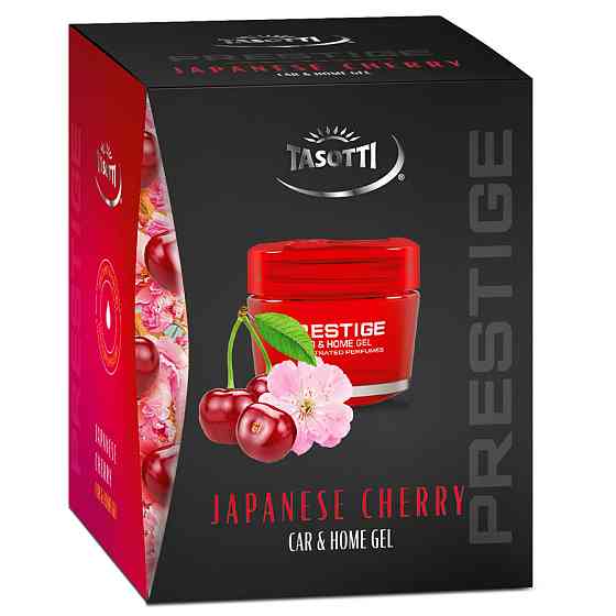 Ароматизатор для авто гелевий "Gel Prestige" Japanese Cherry (Японська вишня) 50мл Tasotti Київ