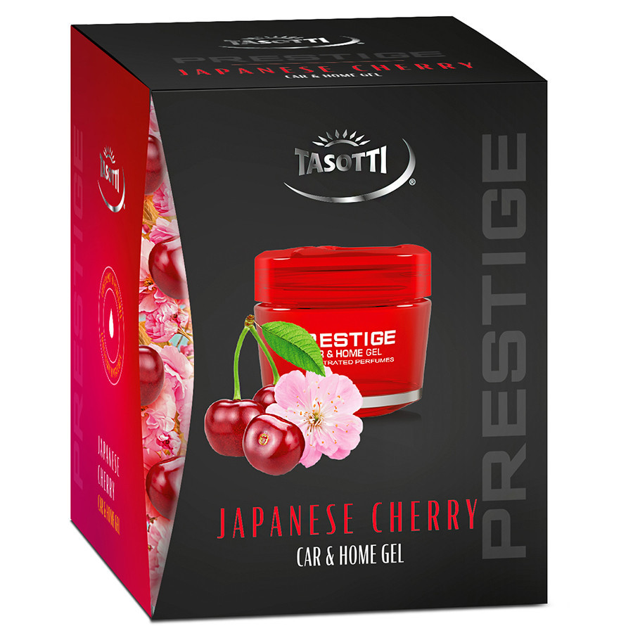 Ароматизатор для авто гелевий "Gel Prestige" Japanese Cherry (Японська вишня) 50мл Tasotti Київ - фото 1