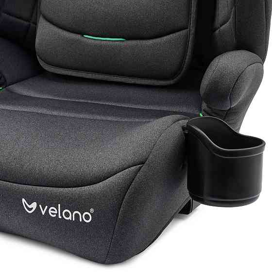 Автокресло Velano Forza 2 в 1 i-Size (рост 100–150 см) ISOFIX (Серый) Киев