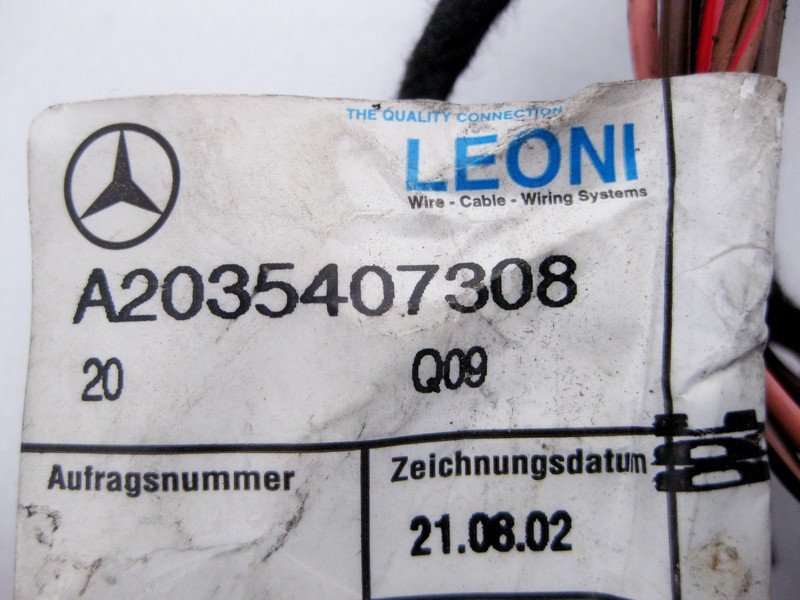 Mercedes-Benz  A2035407408 Джгут електропроводки задніх дверей C-Class W203 Одеса - фото 3