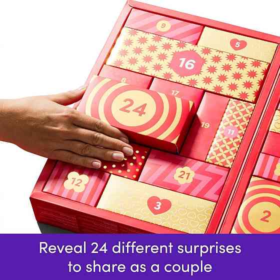 Адвент-календарь для пар Lovehoney X Womanizer X We-Vibe Couple’s Advent Calendar 2025, 24 предмета Sex Aura Киев