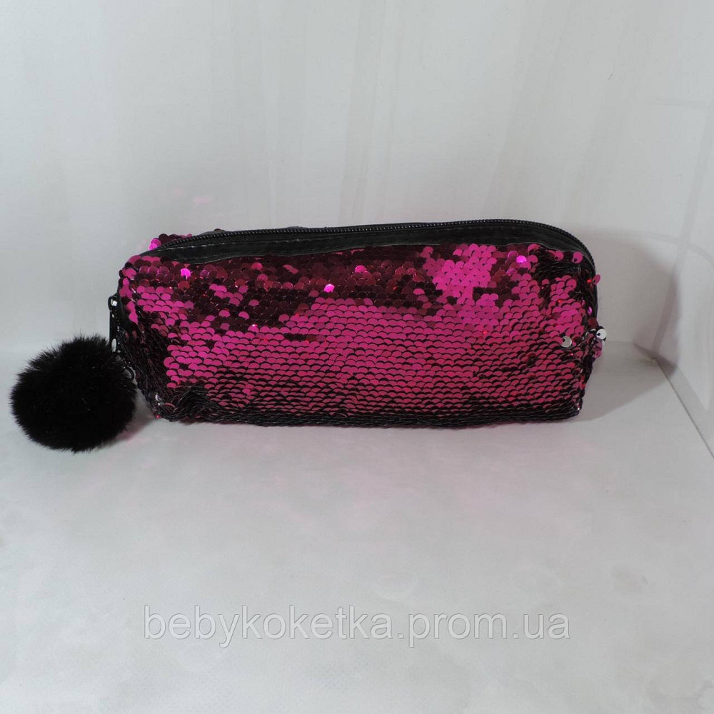 Дитяча косметичка з паетками рожева Львів - фото 1