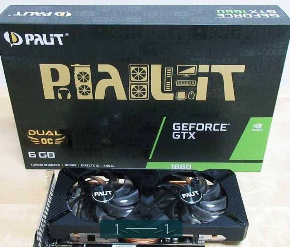 Видеокарта: Palit GeForce GTX 1660 SUPER. Киев - изображение 1