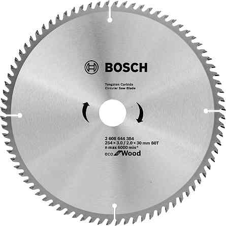 Диск пильный Bosch Eco WO 254x30-80T (2608644384) Коломия