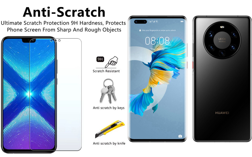 Захисне скло NeoGlass для Huawei Mate 40 – надпрозоре та стійке Київ - фото 1