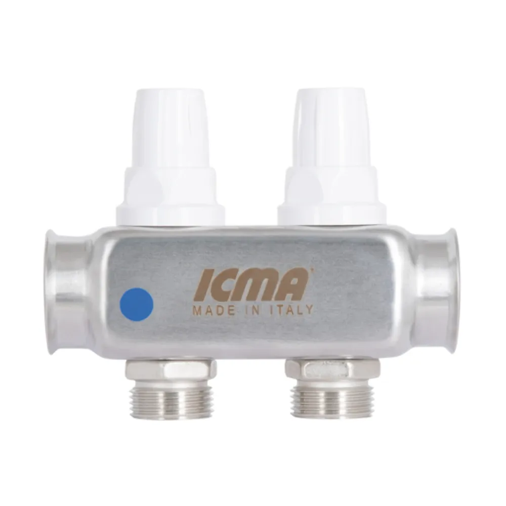 Колектор Icma No К073 з витратами (неірж.) 1" х 3/4" на 2 виходи Київ - фото 3