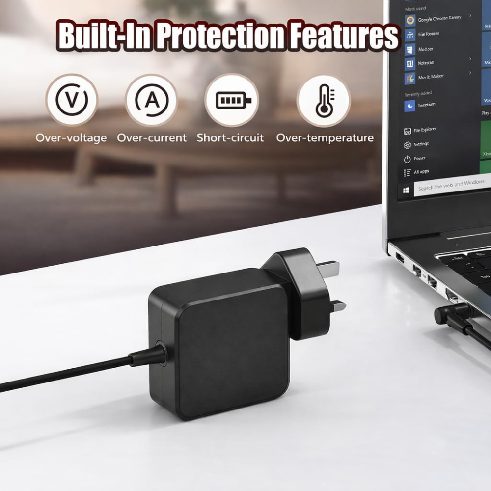 Блок питания VUOHOEG для ASUS 45W 19V 2.37A, штекер 4.0×1.35 мм, зарядный адаптер UK Киев - изображение 5