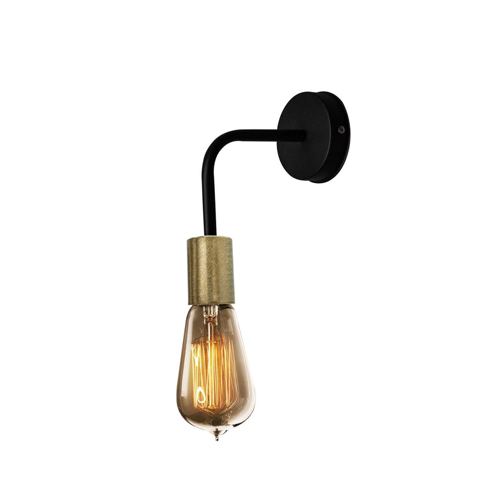 Бра в стилі лофт з бронзовим патроном Е27 1440 BK+BN Київ - фото 1