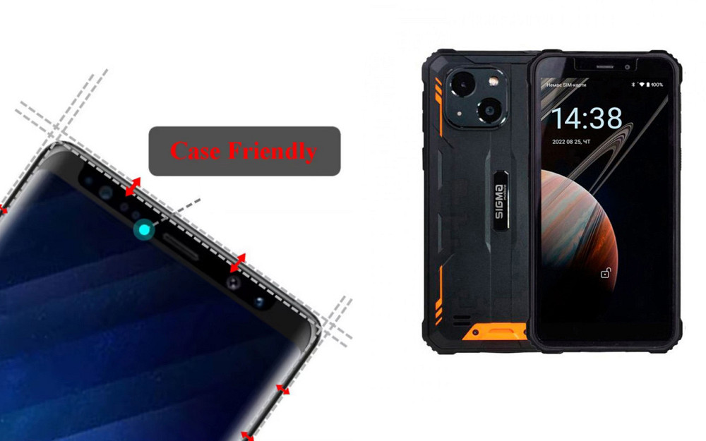 Захисне скло HyperGlass Pro для Sigma mobile X-treme PQ18, PQ18 MAX – максимальна чутливість та захист Київ - фото 4