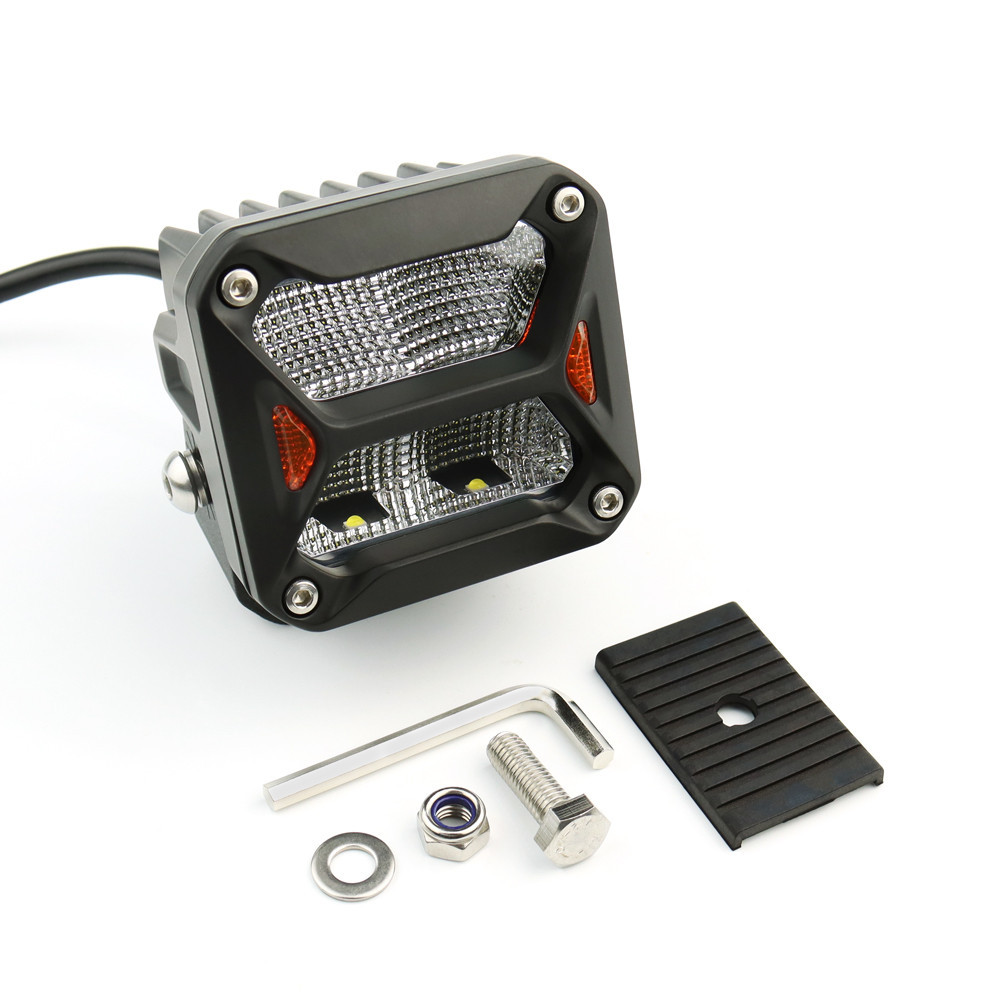 Світлодіодна фара StarLight SL-W0320F квадратна, ближнє розсіяне світло WHITE + DRL 20W 2400Lm 5700K 12/24V Харків - фото 1