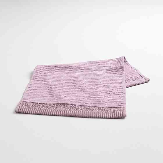 Махровий кухонний рушник з бордюром 30х50 см 400г/м2 GM Textile (Пудра) Суми