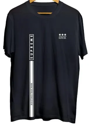 Футболка чоловіча с принтом  42 Чорний 2664090279 Дніпро