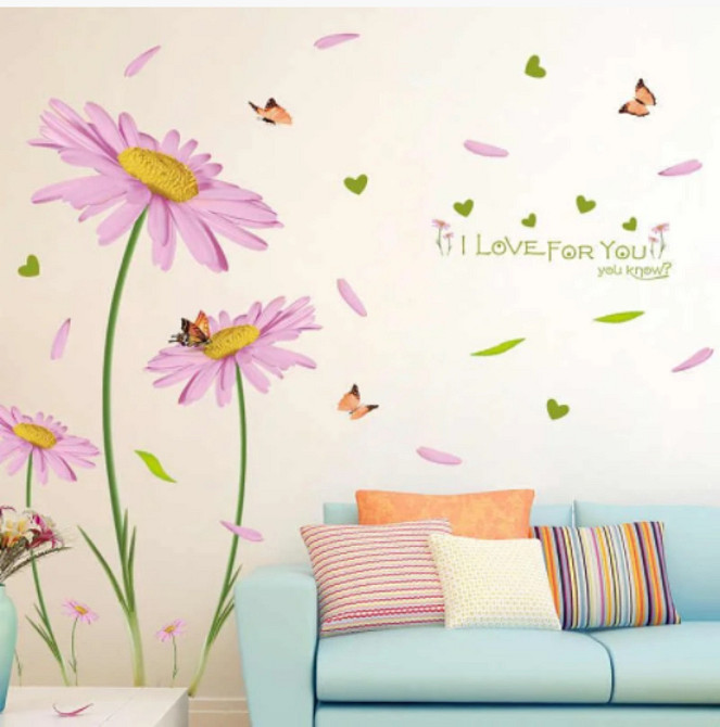 Наклейка декоративная для интерьера Ромашки Киев - изображение 3