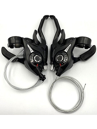 Моноблоки / манетки Shimano 3*8 на велосипед Бровары - изображение 2