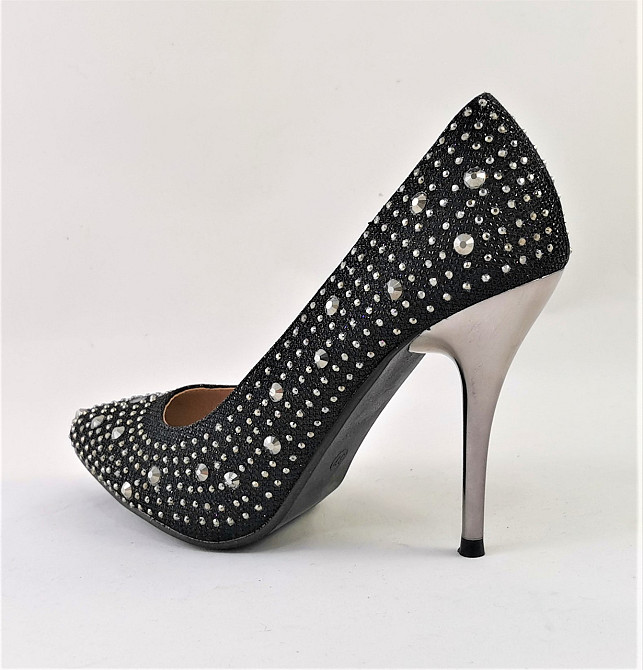 Жіночі Чорні Туфлі на Каблуку Модельні Шпилька (розміри: 36,37,39) — 11 Дніпро - фото 7