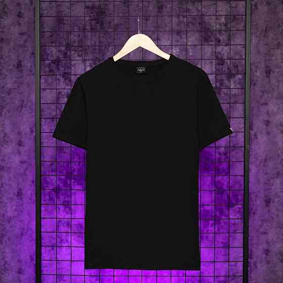 Мужская хлопковая футболка Pobedov Peremoga Batal черная Киев