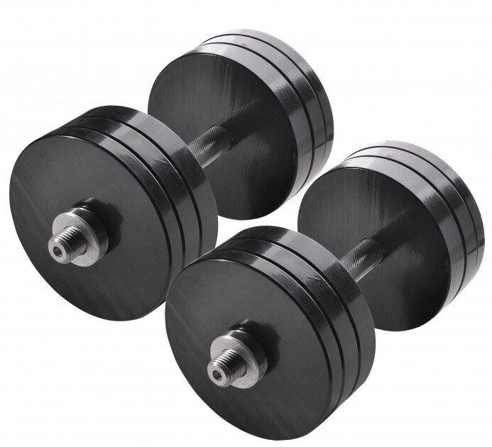 Гантели наборные 2 по 26 кг Гантели, гири, штанги и диски металлические с порошковой покраской Киев - изображение 1