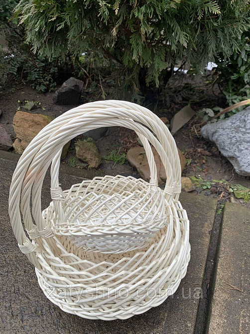 Корзина детская, белая, набор 4 шт Киев - изображение 5