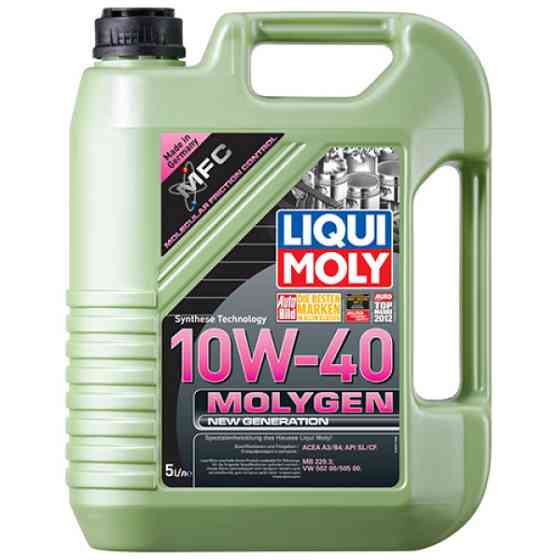 LIQUI MOLY Напівсинтетична моторна олива - Molygen New Generation 10W-40 5л. Киев