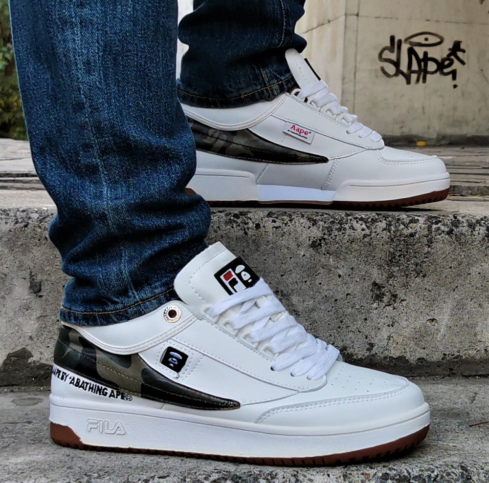 Кросівки FILA Білі Кеди Чоловічі Шкіряні (розміри: 40,41) Відео Огляд Дніпро - фото 4