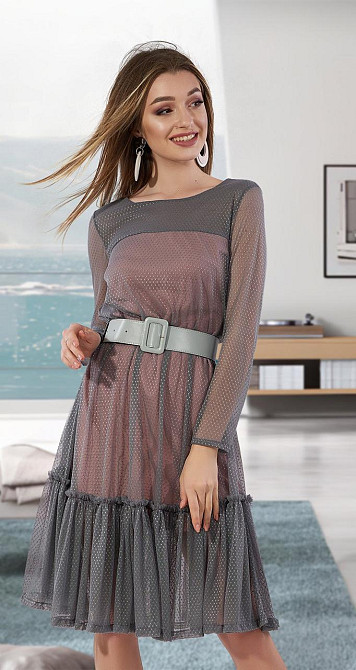 Стильне плаття із сіточкою (44) Київ - фото 3