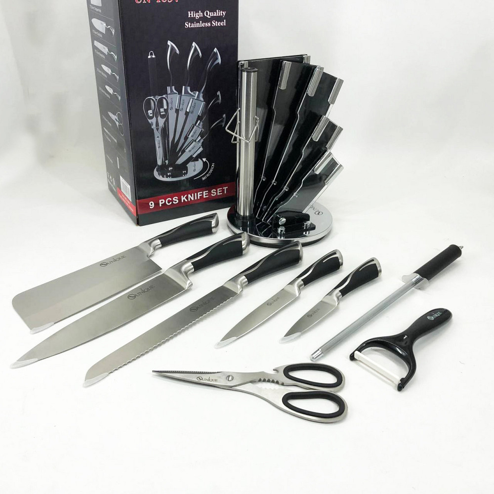 Ножі для кухонних потреб UNIQUE UN-1834, Кухонні ножі з хорошої сталі Кухонні високої якості BK-95 Івано-Франківськ - фото 8