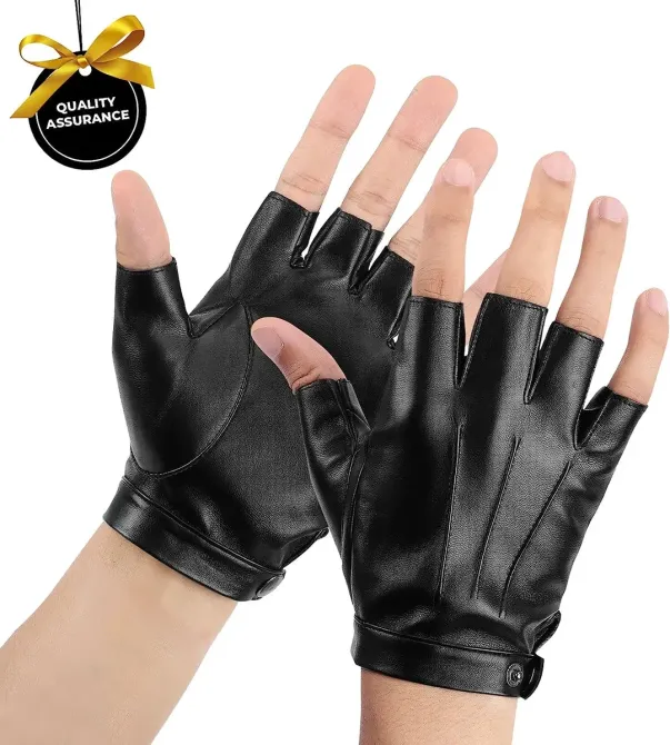 Рукавички без пальців зі штучної шкіри Wepop Луцьк - фото 1