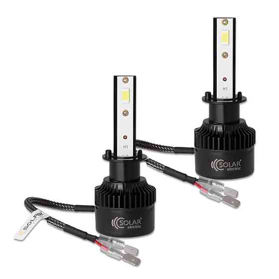 Автолампа Solar LED H1 12/24V 50W 5000Lm 6500K CSP3570 2шт Львів